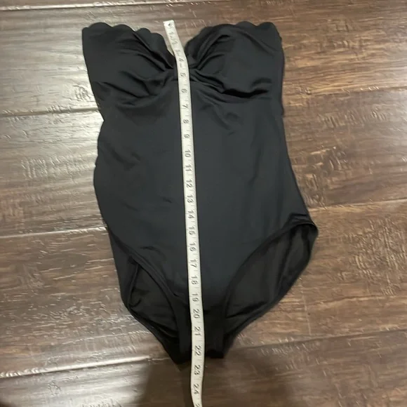 Kate spade black bathing one piece swimsuit sz M - Picture 5 of 5